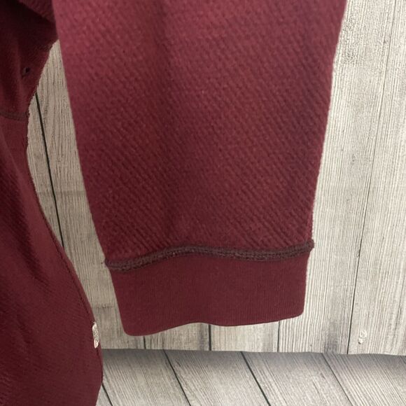 Tommy Bahama Men's XL Burgundy / Red Quarter Zip Reversible Pullover Sweater - Picture 12 of 14